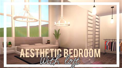 Bloxburg Aesthetic Bedroom W Loft Youtube