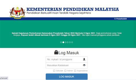 Langkah semakan permohonan pendaftaran prasekolah 2022 untuk daftar anak masuk melalui sistem kemasukan semakan eprasekolah online, semak juga. ePrasekolah: Pendaftaran & Semakan Prasekolah Online Sesi ...