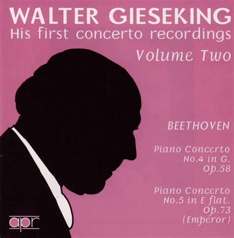 Walter Gieseking His First Concerto Recordings Vol2 Cd Jpc