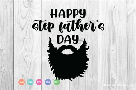 Download Happy Step Father's Day SVG Cut File (678160) | Cut Files ...