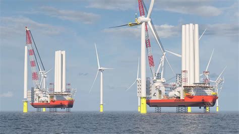 Kongsbergs Integrated Wind Turbine Installation Vessel Technology