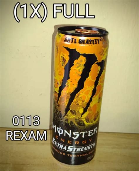 Rare 2013 Monster Energy Drink Anti Gravity 0113 Rexam 1x Full 12oz