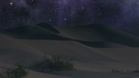 Image Dunes 012 A Starry Night Sky Turns Over Desert Sand Dunes Nyqz