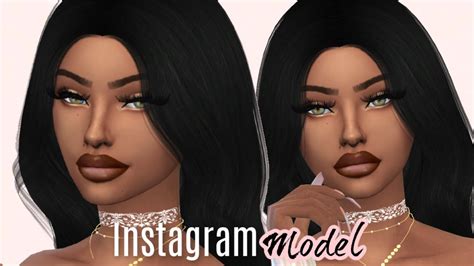 Instagram Model Sims 4 Cas Cc Links Youtube