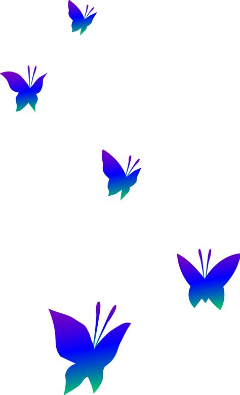 Butterfly Flying Away Clip Art