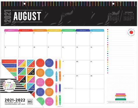 The Happy Planner Teach Boldly Desk Calendar 12 Months