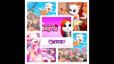 My Talking Angela All Stickers 2222 Gameplay Youtube