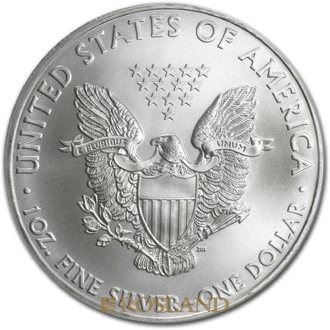 1 Unze Silbermünze American Eagle 2008 Pcgs Ms 70