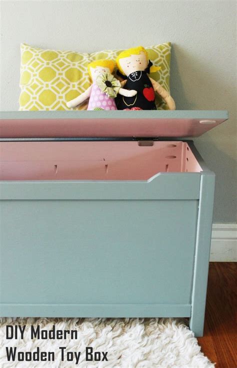 Diy Modern Wooden Toy Box With Lid A Step By Step Tutorial