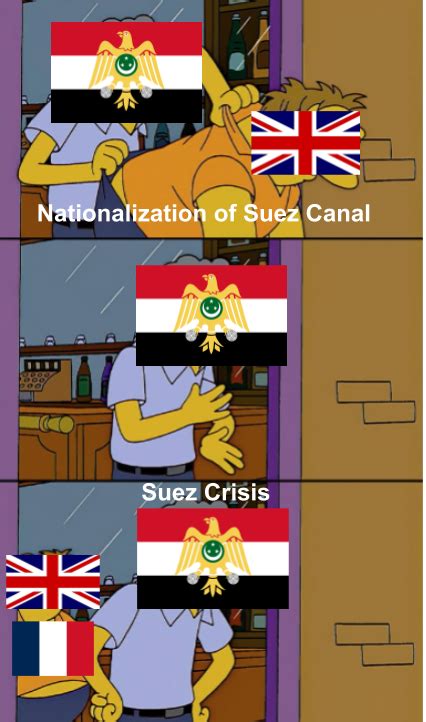 Suez Crisis Meme Rmemeingthroughtime