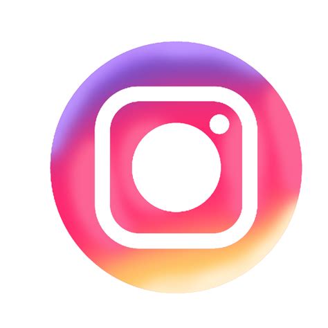 Instagram Icon Isolated On Transparent Background Social Media App