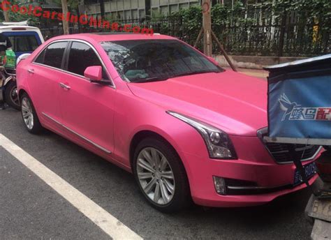 Shiny Pink Cadillac Ats L In China Coolcarsinchina Com