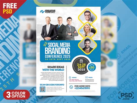 Business Conference And Workshop Flyer Promo Psd Psd Zone