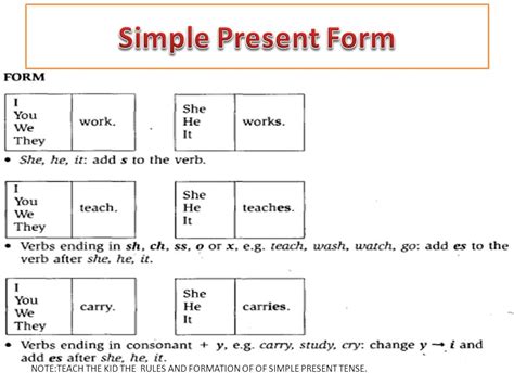 Present Simple Tense Form Hot Sex Picture