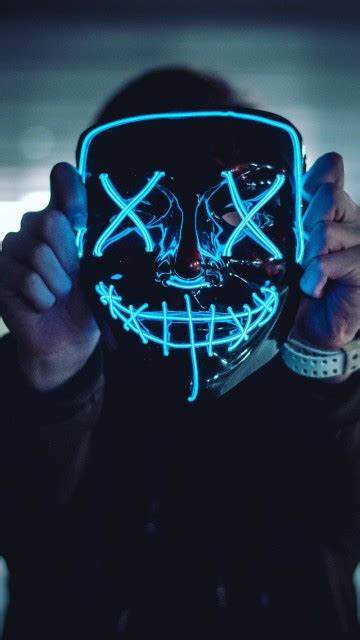 Led Face Mask 4k Wallpapers Hd Wallpapers Id 30609