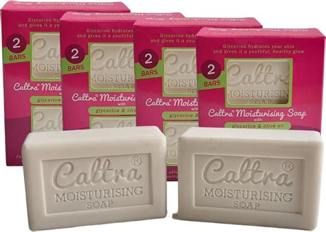 Caltra Moisturising Soap Bar With Olive Oil And Glycerine Vegan No Sls