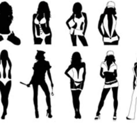 Sexy Girl Silhouettes Vector By Freevectors On Deviantart The Best Porn Website