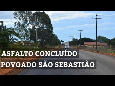 Asfalto concluído no povoado de São Sebastião Vitória da Conquista BA