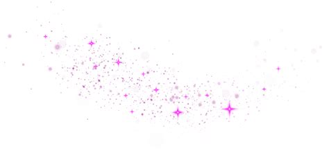 Abstract Pink Glitter Wave Illustration Pink Star Dust Sparkle Particles Isolated On