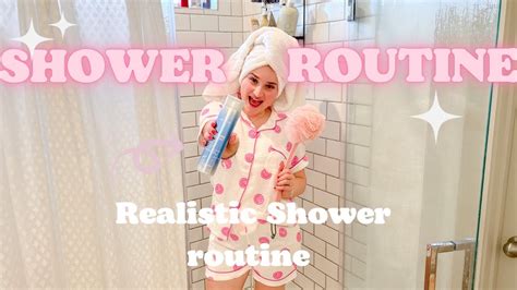 Realistic Shower Routine Youtube
