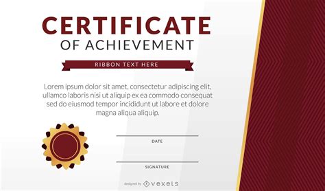 Gorgeous Diploma Certificate Template 03 Vector Vector Download
