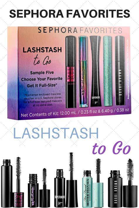 New From Sephora Favorites Lashstash To Go Choose A Favorite Mascara