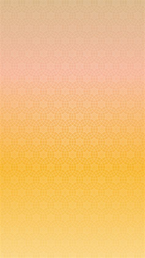 Round Gradation Pattern Yellow Wallpapersc Iphone6splus