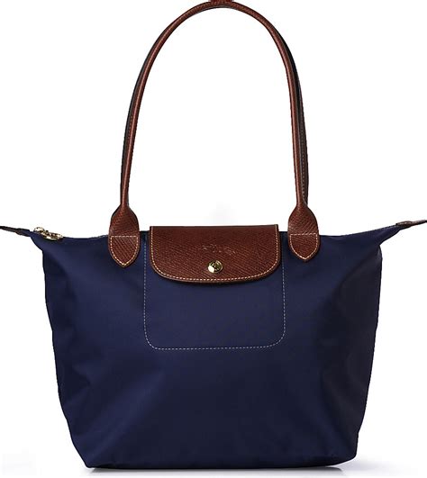 Longchamp le pliage neo small nylon shoulder tote. Longchamp Le Pliage Small Tote Bag in Blue (Navy) | Lyst