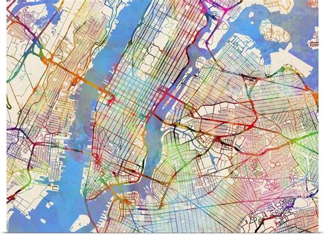 New York City Street Map Printable