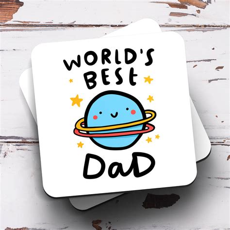 Worlds Best Dad Coaster By Arrow T Co