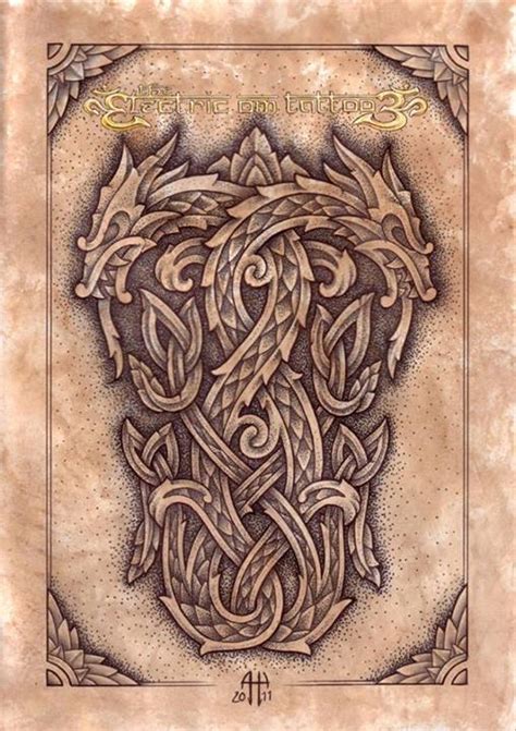 Some dragon tattoo designs are relatively small, while others are full sleeve or large enough to wrap around the trunk of the body. Celtic Dragon Drawing at GetDrawings | Free download