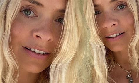 holly willoughby looks radiant as she shows off her fresh faced glow in a new stunning selfie