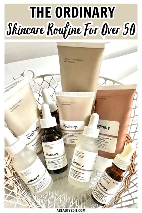 The Ordinary Skincare Routine Over 50 The Ordinary Anti Aging The