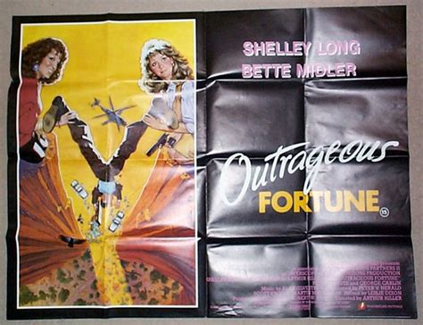 Outrageous Fortune Original Cinema Movie Poster From