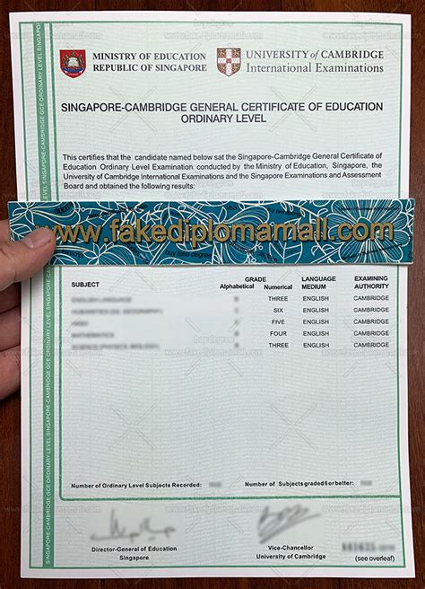 See more of gce o level on facebook. How to Buy a Fake Singapore GCE O Level Certificate Online ...