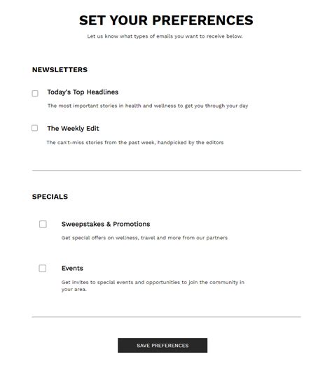 How To Design A Preference Center That Retains Subscribers