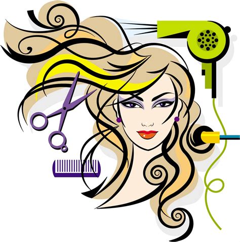 Beauty Salon Clipart Hair Shears Clipart Free Download On Clipartmag Free Icons Of Beauty