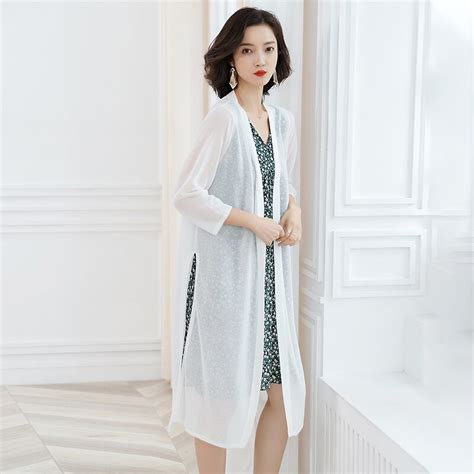 Casual Spring Summer Women Linen Thin Cardigan Knitted Coat Thin