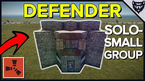 Rust The Defender Strong Rust Bunker Base Design 2019 Youtube