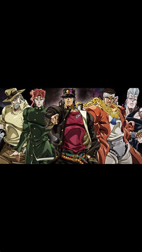 Joseph Joestar Kakyoin Jotaro Avdol Polnareff Jojo Bizzare