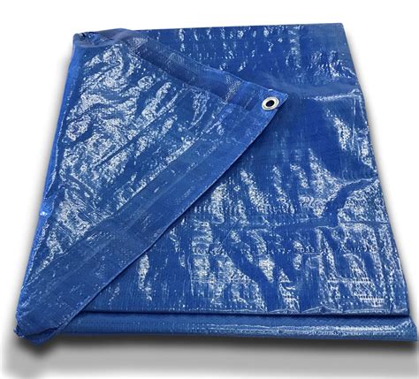 5 Mil Blue Poly Tarps Steel Guard Safety
