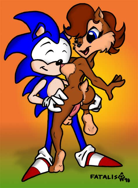 Rule 34 1990s 1998 20th Century American Sonic Anthro Archie Comics Ass Breasts Chipmunk