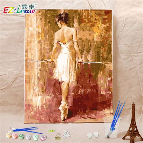 Frameless Pictures Painting By Numbers Diy Digital Oil Painting On