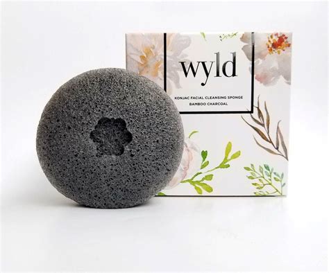 Infused With Bamboo Charcoal This 100 Vegan Sponge Is A Gentle