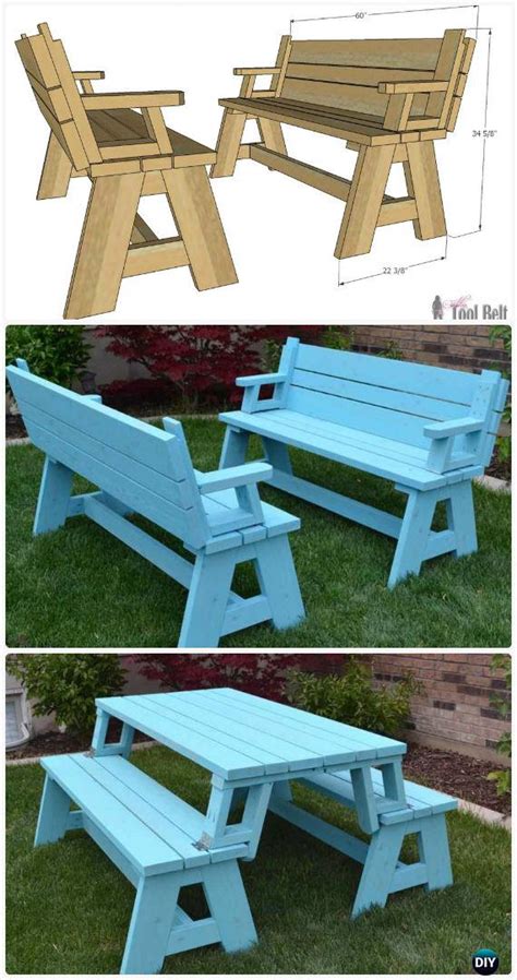 How to build a wood deck cooler. DIY Outdoor Patio Furniture Ideas Free Plan [Picture ...