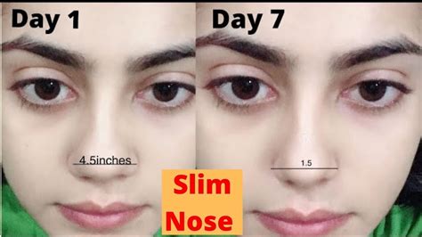How To Get Slim Sharp And Erect Nose Best Exercise For Nose Sliming