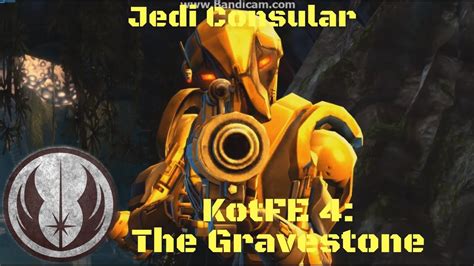 The following content will be locked and unavailable if you choose to start the knights of the fallen empire story by clicking the purple chapter 1 button. SWTOR Knights of the Fallen Empire - IV. The Gravestone (Jedi Consular LS Storyline) - YouTube