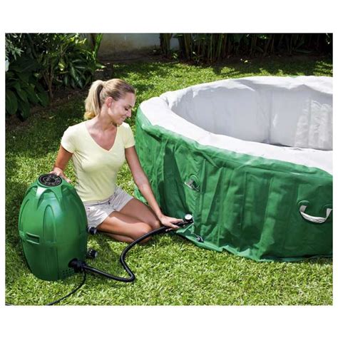 Coleman Saluspa 6 Person Inflatable Outdoor Spa Hot Tub 90363e Bw