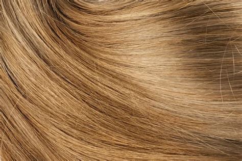 Long Blond Human Shiny Hair Background Blond Hair Texture Stock Photo