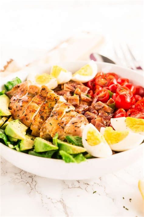 Cobb Salad Recipe Healthy Summer Lunch Delicious Meets Healthy